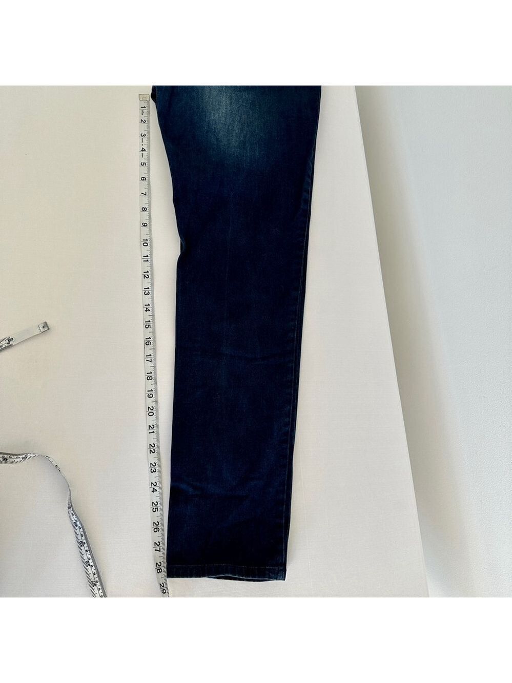 Womens Woolrich Jeans Dark Blue slim Skinny Jeans Size 12 - Picture 8 of 9